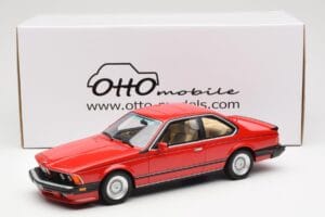 BMW M635 CSi E24 Henna Červený Otto 1:18 OT1018 Pryskyřice – obrázek 6 z 6