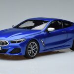 BMW M850i G15 Modrý Metalíza Norev 1:18 183286 Kov