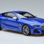 BMW M850i G15 Modrý Metalíza Norev 1:18 183286 Kov - image 5 of 7