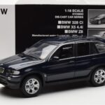 BMW X5 4.4i E53 Tmavě Modrý Kyosho 1:18 - image 8 of 8