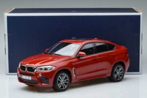 BMW X6M F86 Červený Norev 1:18 183242 Kov – obrázek 7 z 7