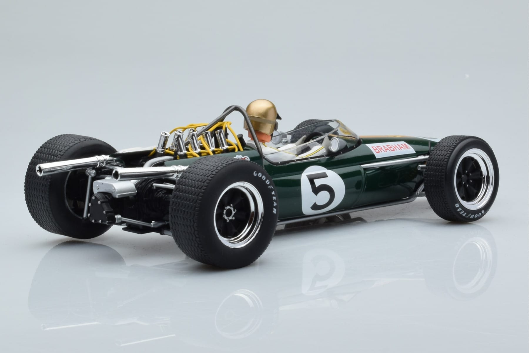 Brabham BT20 Repco #5 J. Brabham Mexico GP 1966 MCG 1:18 MCG18608F Kov – obrázek 2 z 6