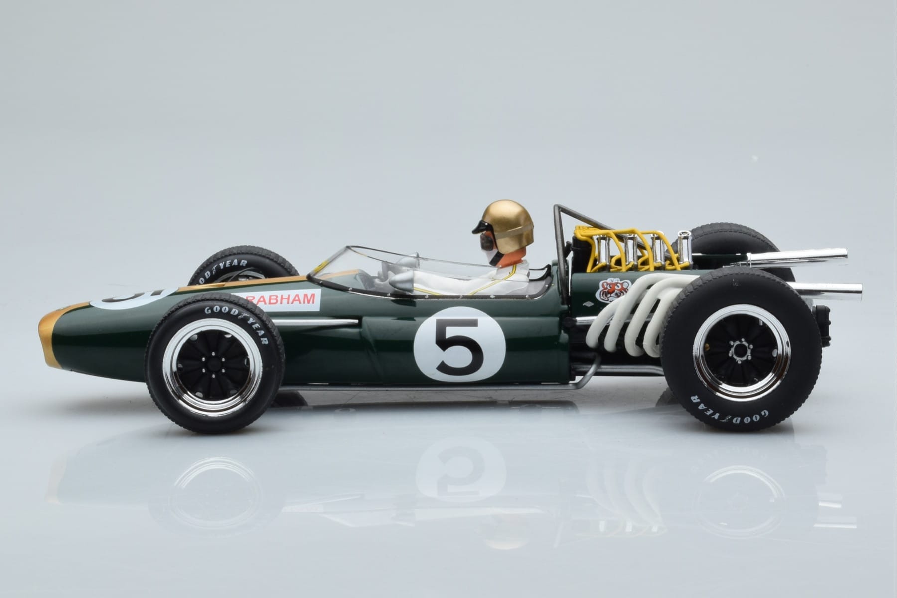 Brabham BT20 Repco #5 J. Brabham Mexico GP 1966 MCG 1:18 MCG18608F Kov – obrázek 3 z 6