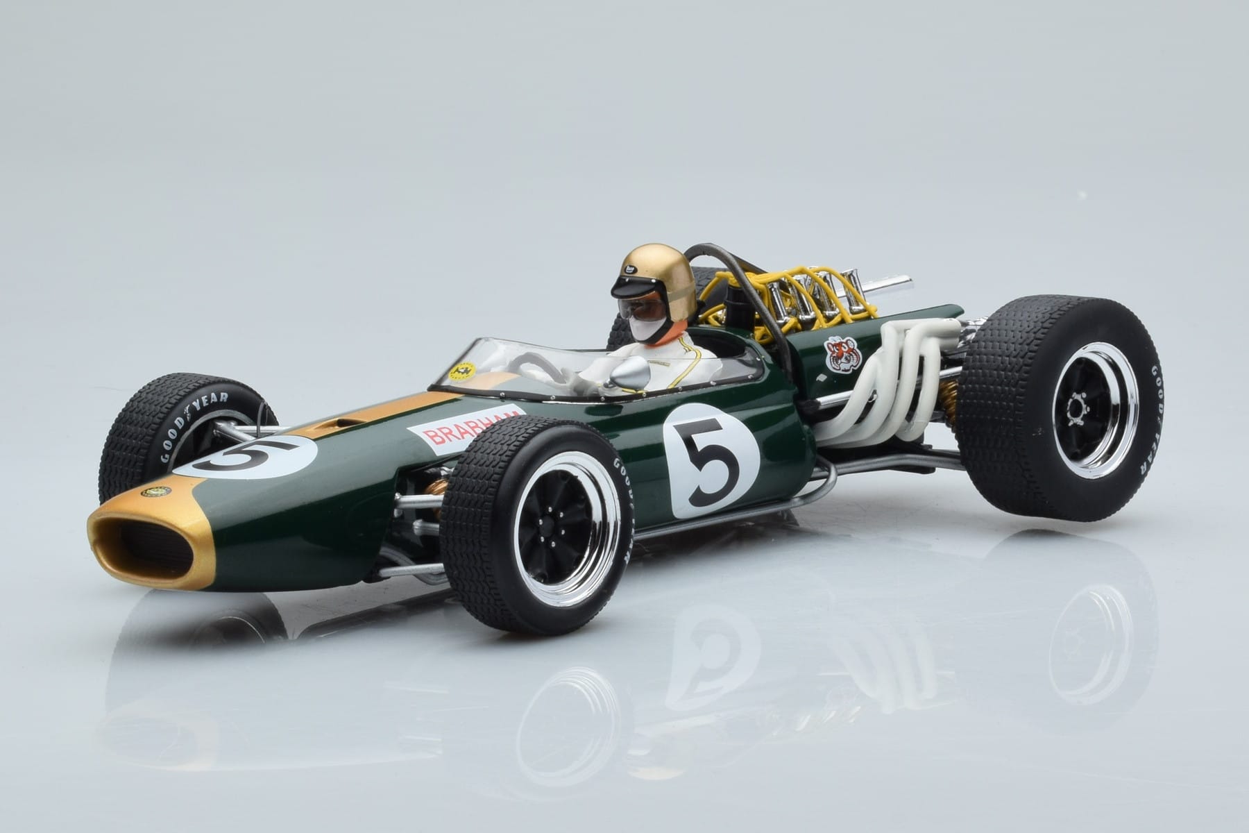 Brabham BT20 Repco #5 J. Brabham Mexico GP 1966 MCG 1:18 MCG18608F Kov