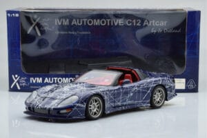 Chevrolet Callaway C12 Corvette MUKO Artcar AUTOart 1:18 71014 Kov – obrázek 9 z 9