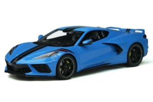 Chevrolet Corvette C8 Rapid Modrý GT Spirit 1:18 GT286 Pryskyřice – obrázek 2 z 7