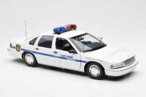 Chevrolet Caprice Cheyenne Policie UT Models 1:18 21025 Kov – obrázek 4 z 6
