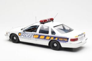 Chevrolet Caprice Watkins Glen Policie UT Models 1:18 21028 Kov – obrázek 5 z 6