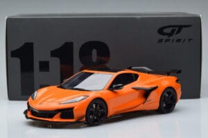 Chevrolet Corvette C8 Z06 Oranžový GT Spirit 1:18 GT417 Pryskyřice – obrázek 6 z 6