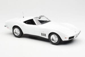 Chevrolet Corvette C3 Kabriolet Can-Am Bílý Norev 1:18 189038 Kov – obrázek 4 z 6