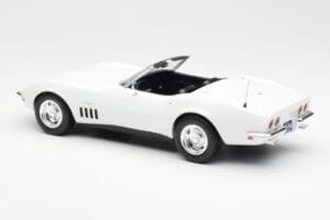 Chevrolet Corvette C3 Kabriolet Can-Am Bílý Norev 1:18 189038 Kov – obrázek 5 z 6