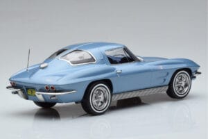 Chevrolet Corvette C2 Sting Ray Modrý Norev 1:18 189050 Kov – obrázek 2 z 6