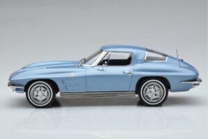 Chevrolet Corvette C2 Sting Ray Modrý Norev 1:18 189050 Kov – obrázek 3 z 6