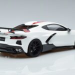 Chevrolet Hennessey Corvette C8 Arctic Bílý GT Spirit 1:18 GT317 Pryskyřice - image 2 of 6