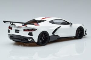 Chevrolet Hennessey Corvette C8 Arctic Bílý GT Spirit 1:18 GT317 Pryskyřice – obrázek 2 z 6