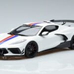 Chevrolet Hennessey Corvette C8 Arctic Bílý GT Spirit 1:18 GT317 Pryskyřice