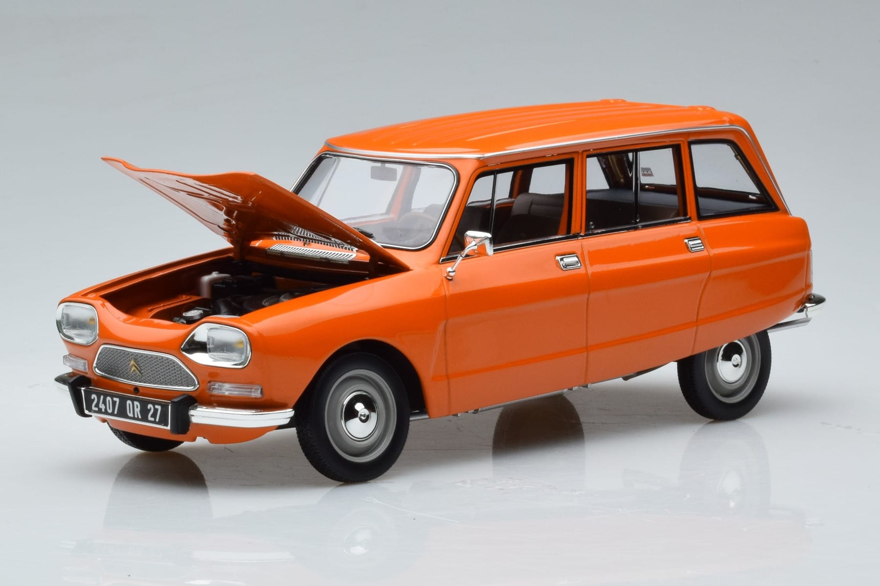 Citroen Ami 8 Break Tenere Oranžová Norev 1:18 181674 Kov – obrázek 2 z 7