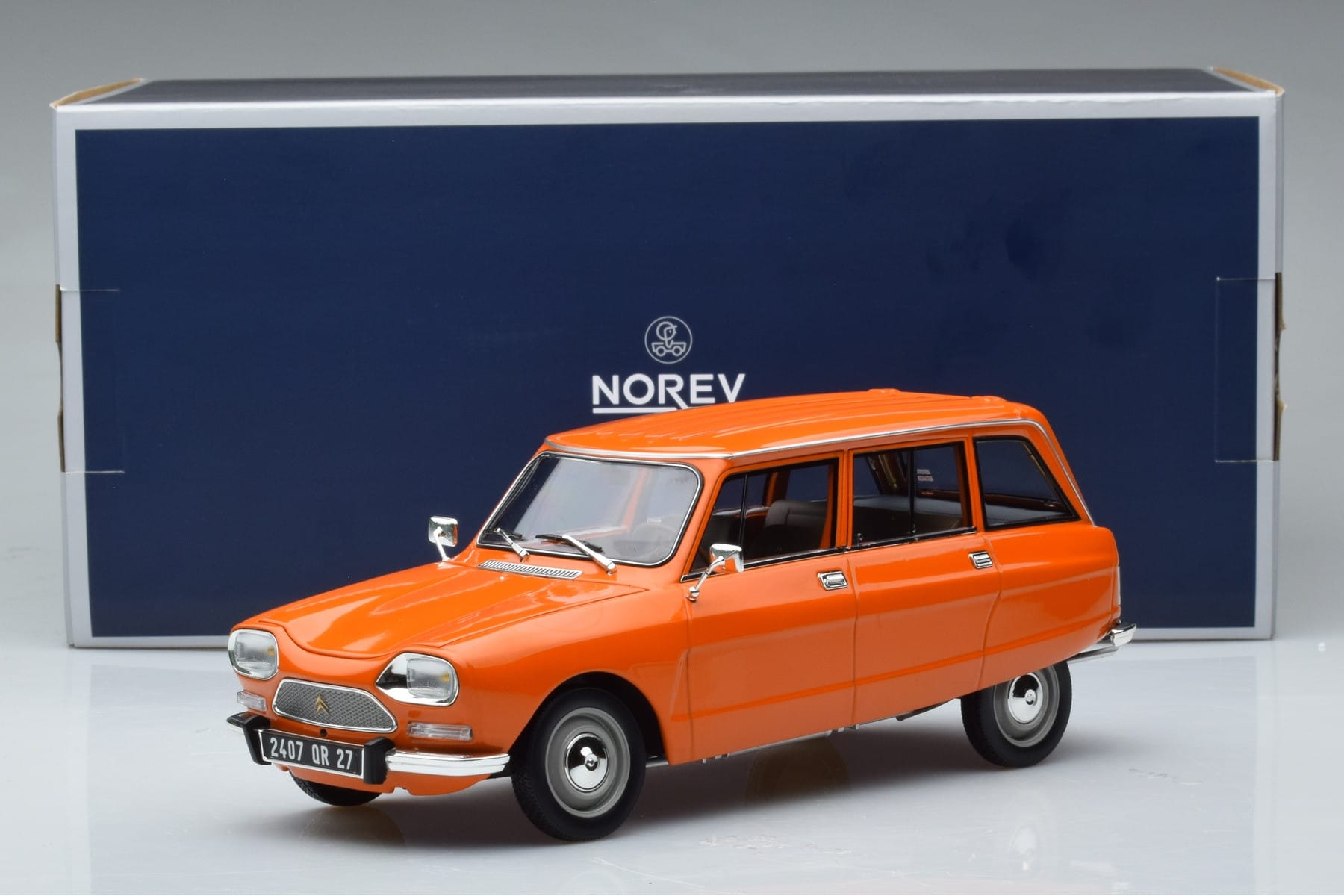 Citroen Ami 8 Break Tenere Oranžová Norev 1:18 181674 Kov – obrázek 7 z 7