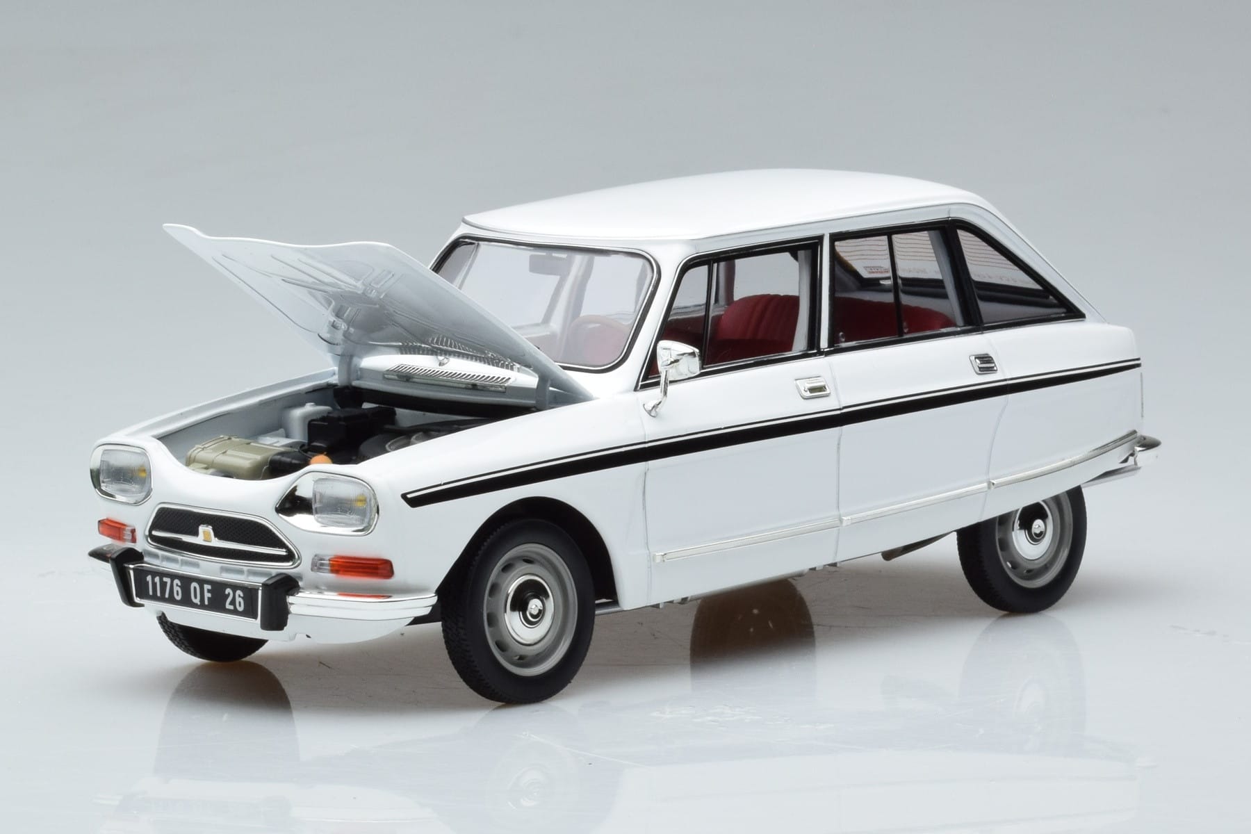 Citroen Ami Super Meije Bílý Norev 1:18 181679 Kov – obrázek 2 z 7