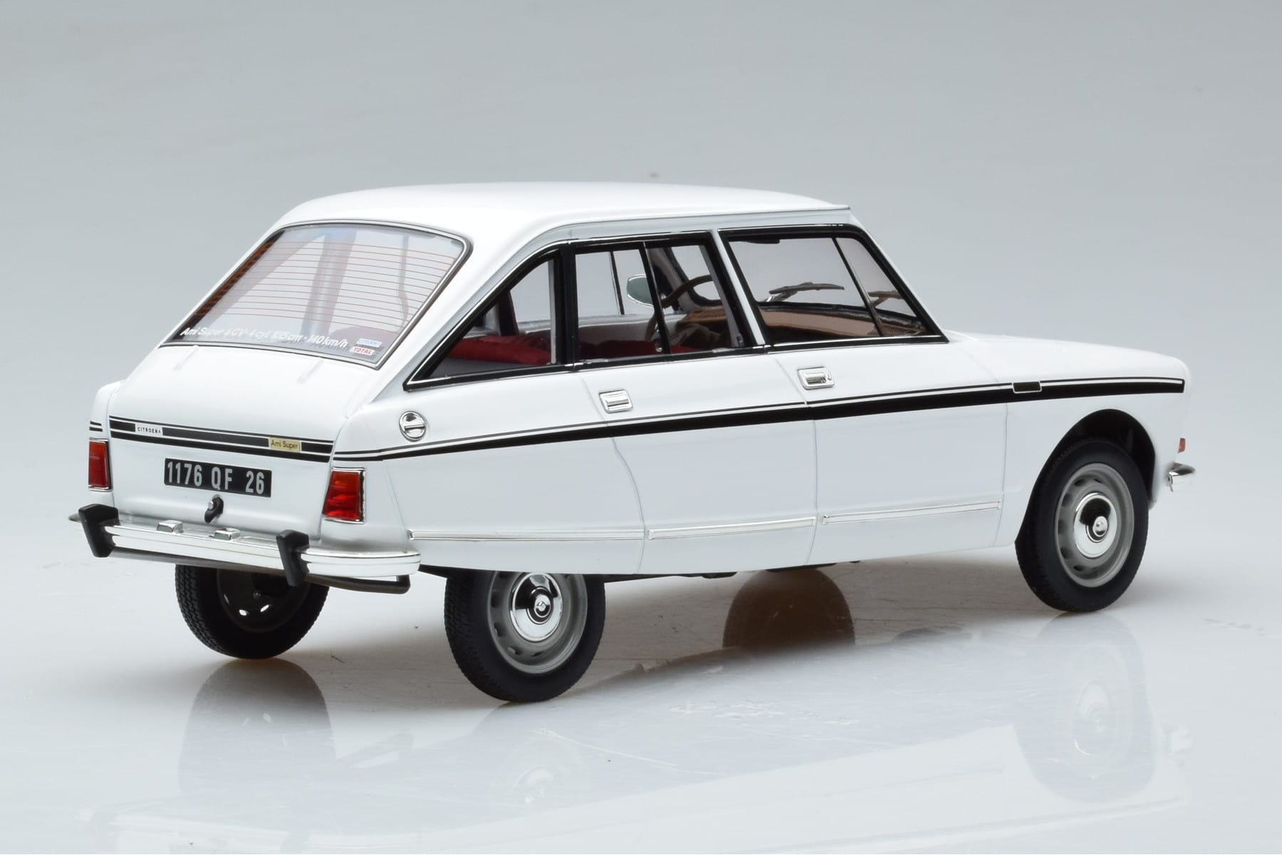 Citroen Ami Super Meije Bílý Norev 1:18 181679 Kov – obrázek 3 z 7