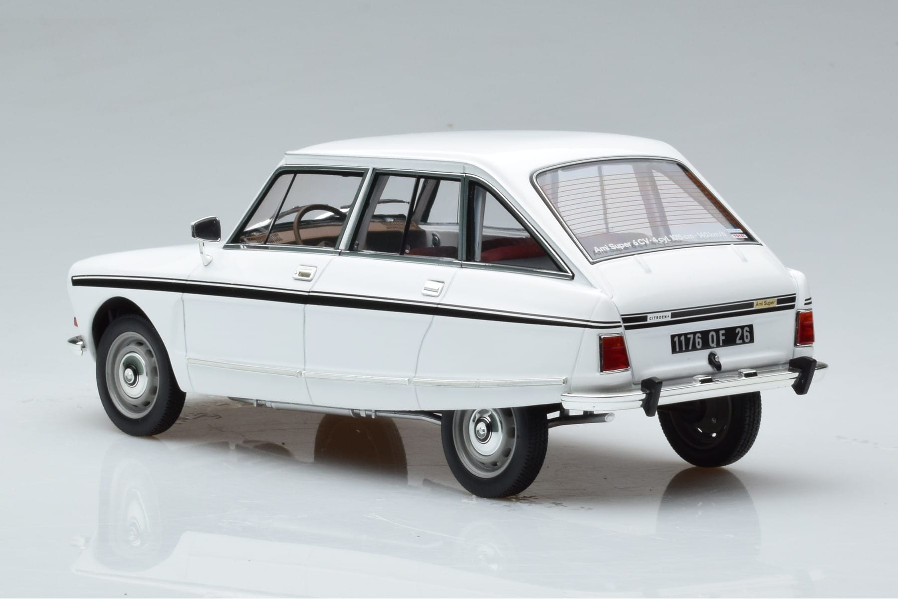 Citroen Ami Super Meije Bílý Norev 1:18 181679 Kov – obrázek 6 z 7