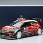 Citroen C3 WRC #9 S. Lefebvre / G. Moreau Tour de Corse 2017 Norev 1:18 181633 Kov - image 6 of 6