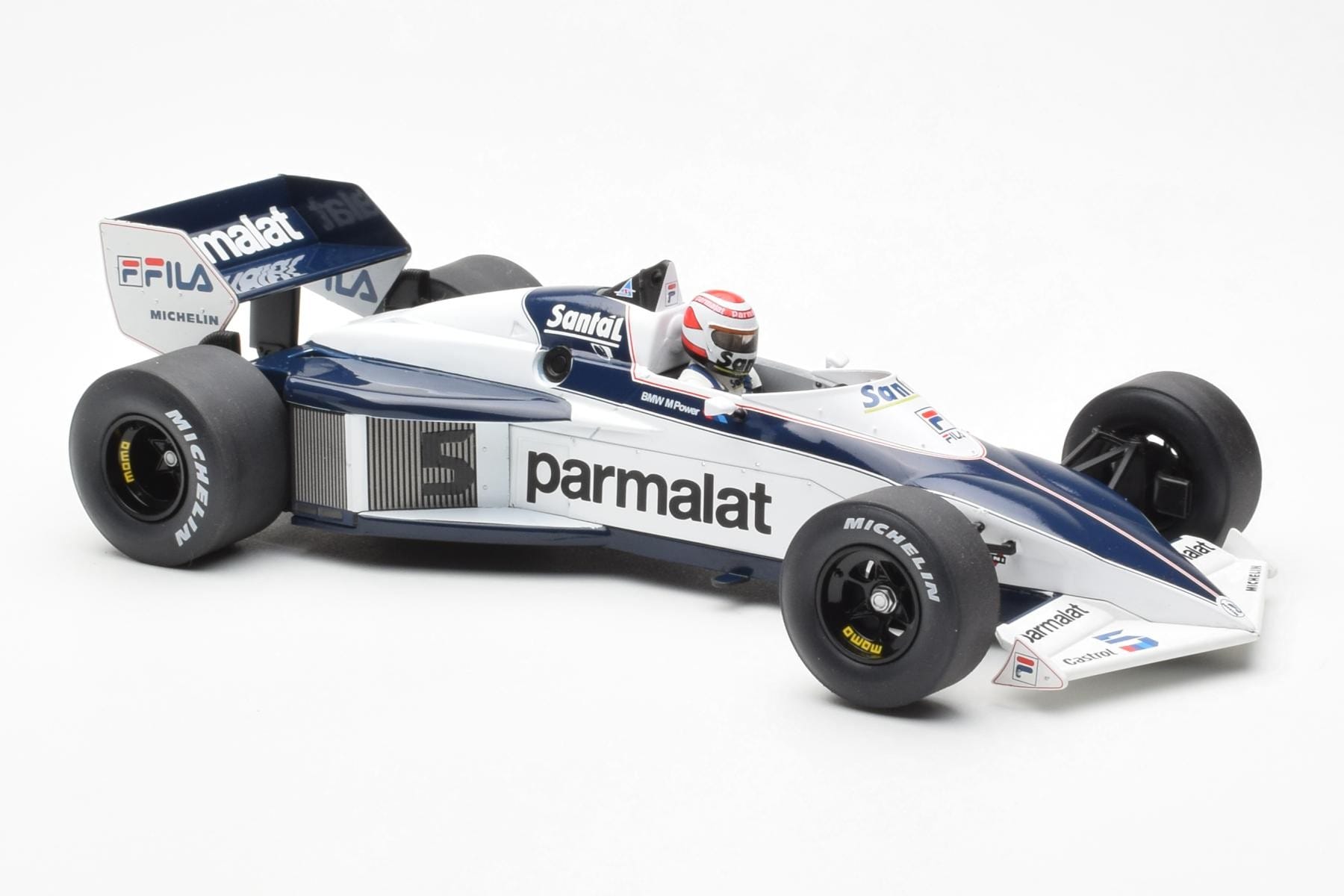 Brabham BT52 #5 N. Piquet Brazilian GP F1 World Champion 1983 MCG 1:18 MCG18618F Kov – obrázek 4 z 6
