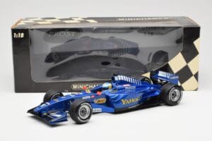 Prost AP03 Peugeot #15 N. Heidfeld F1 Showcar 2000 Minichamps 1:18 180000085 Pryskyřice – obrázek 6 z 6