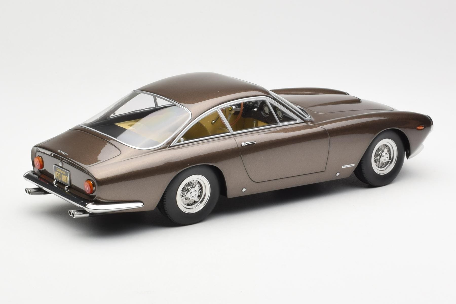 Ferrari 250 GT Lusso Hnědý Metalíza KK-Scale 1:18 181023 Kov – obrázek 2 z 6