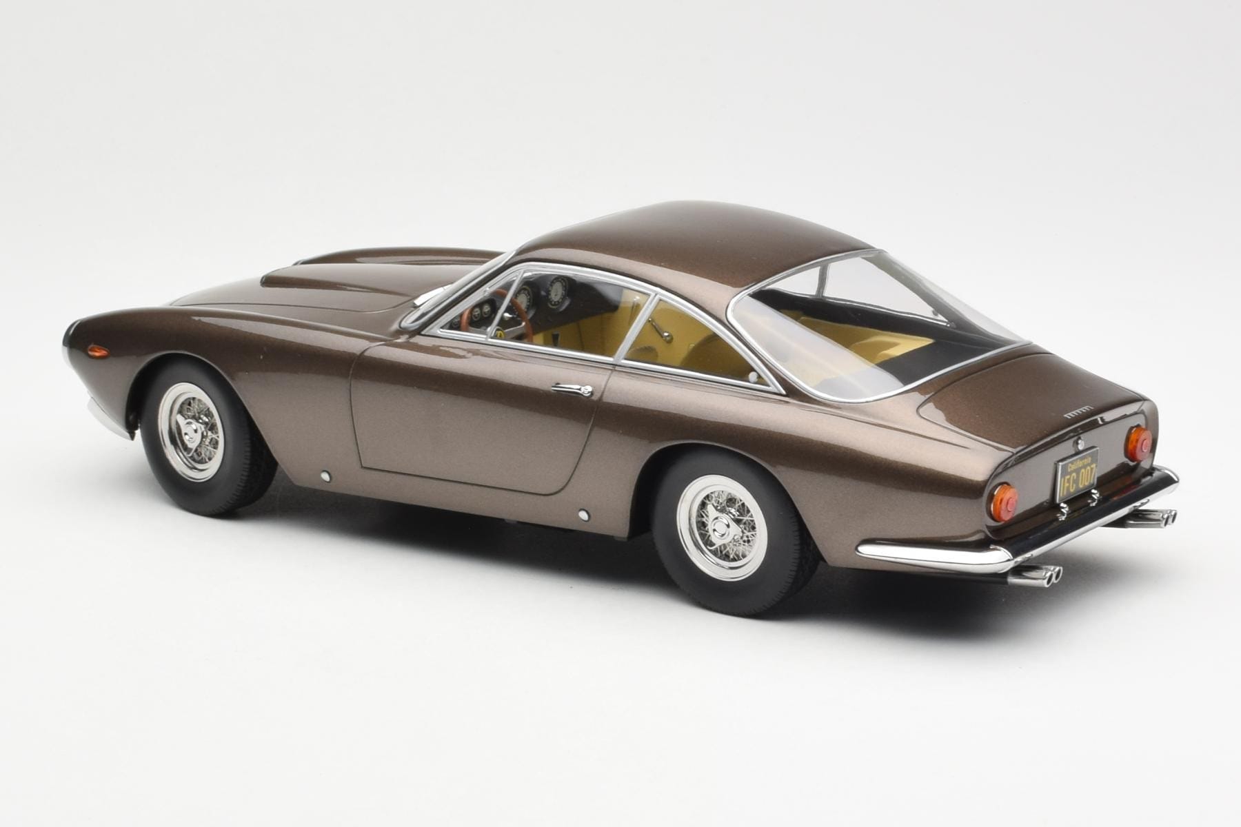 Ferrari 250 GT Lusso Hnědý Metalíza KK-Scale 1:18 181023 Kov – obrázek 5 z 6