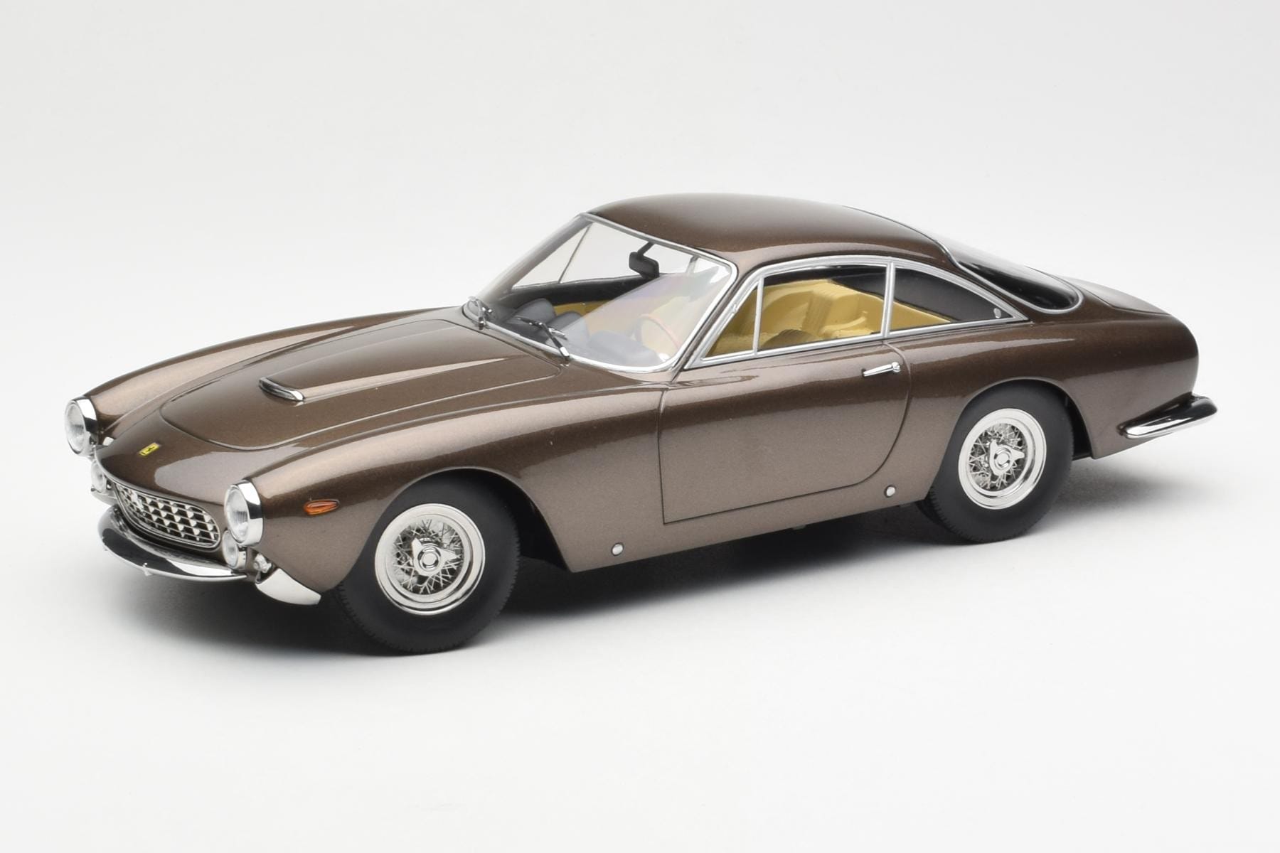 Ferrari 250 GT Lusso Hnědý Metalíza KK-Scale 1:18 181023 Kov