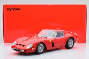 Ferrari 250 GTO Červený Kyosho 1:18 08438R Kov – obrázek 10 z 10