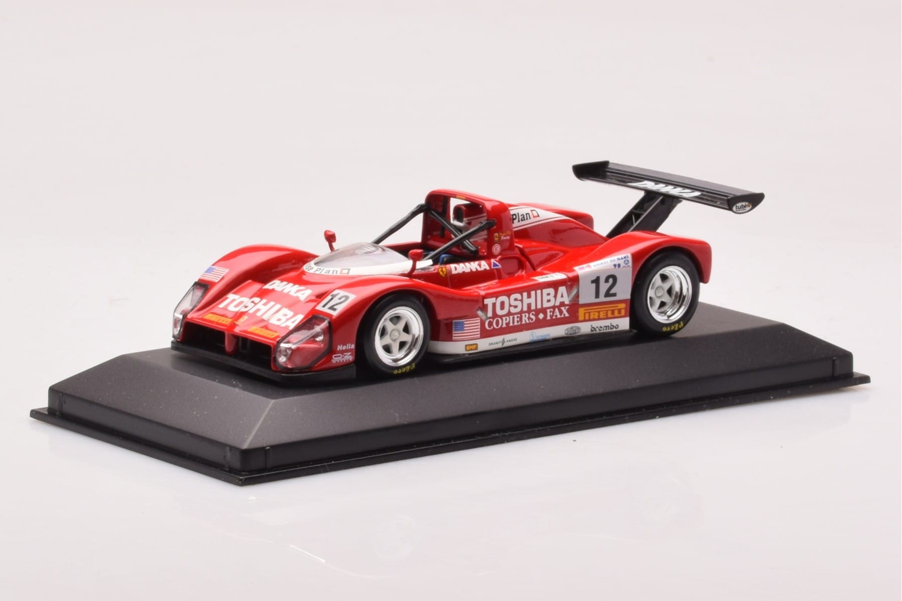 Ferrari 333 SP #12 Doyle Risi Racing Prototype Class 24 Hours of Le Mans 1998 Minichamps 1:43 430987612 Kov – obrázek 2 z 4
