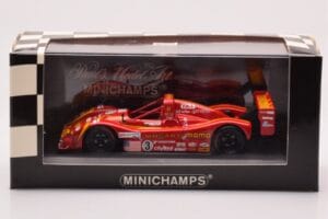 Ferrari 333 SP #3 Moretti Racing G. Moretti / D. Theys / M. Baldi 24 Hours of Le Mans 1998 Minichamps 1:43 430987603 Kov – obrázek 4 z 4