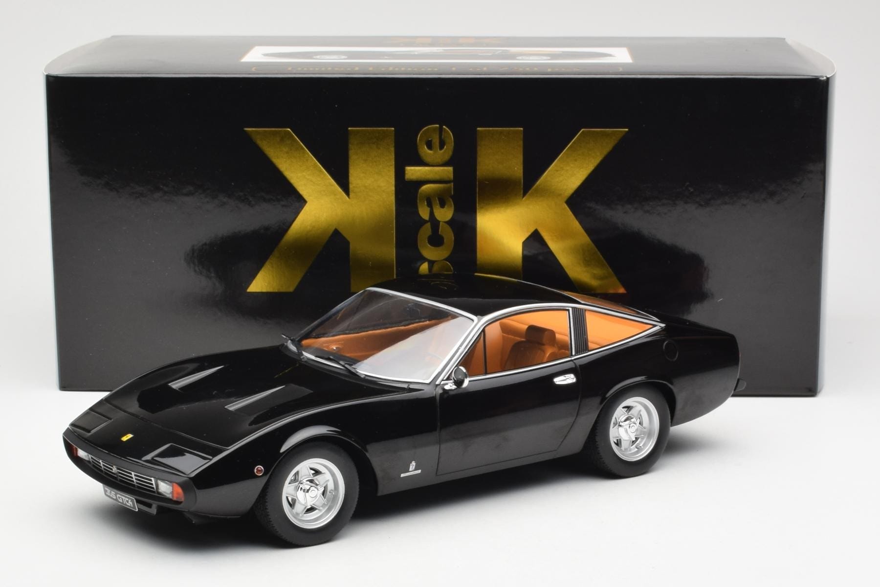 Ferrari 365 GTC4 Černý KK-Scale 1:18 180284 Kov – obrázek 6 z 6