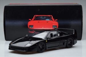 Ferrari F40 Lightweight Černý Kyosho 1:18 08412BK Kov – obrázek 12 z 12