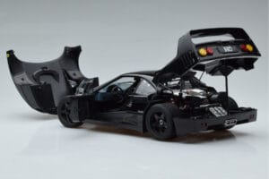 Ferrari F40 Lightweight Černý Kyosho 1:18 08412BK Kov – obrázek 6 z 12