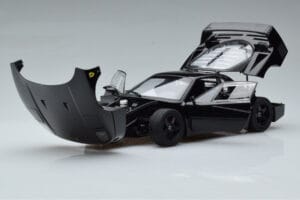 Ferrari F40 Lightweight Černý Kyosho 1:18 08412BK Kov – obrázek 9 z 12