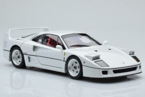 Ferrari F40 Perleťová Bílá Kyosho 1:18 08416PW-G Kov – obrázek 6 z 8