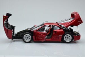Ferrari F40 Červený Metalický Asia Exclusive Kyosho 1:18 08416RM-G Kov – obrázek 4 z 14