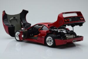 Ferrari F40 Červený Metalický Asia Exclusive Kyosho 1:18 08416RM-G Kov – obrázek 6 z 14