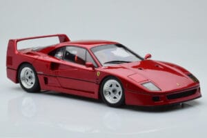Ferrari F40 Červený Metalický Asia Exclusive Kyosho 1:18 08416RM-G Kov – obrázek 7 z 14