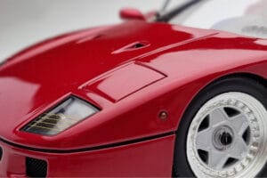 Ferrari F40 Červený Metalický Asia Exclusive Kyosho 1:18 08416RM-G Kov – obrázek 9 z 14