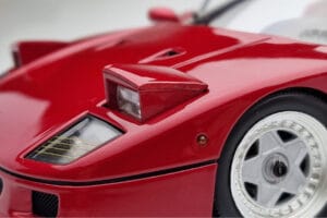 Ferrari F40 Červený Metalický Asia Exclusive Kyosho 1:18 08416RM-G Kov – obrázek 10 z 14