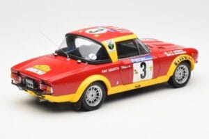 Fiat 124 Abarth #3 Barbasio / Sodano East African Safari Rally 1974 Sun Star 1:18 4952 Kov – obrázek 3 z 8
