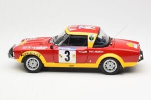 Fiat 124 Abarth #3 Barbasio / Sodano East African Safari Rally 1974 Sun Star 1:18 4952 Kov – obrázek 4 z 8