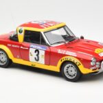 Fiat 124 Abarth #3 Barbasio / Sodano East African Safari Rally 1974 Sun Star 1:18 4952 - image 6 of 8