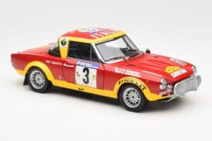 Fiat 124 Abarth #3 Barbasio / Sodano East African Safari Rally 1974 Sun Star 1:18 4952 Kov – obrázek 6 z 8