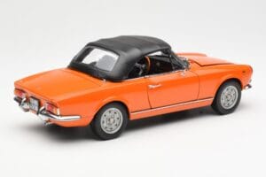 Fiat 124 BS Oranžový Sun Star 1:18 4906 Kov – obrázek 3 z 8