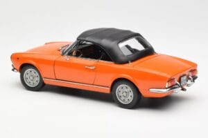 Fiat 124 BS Oranžový Sun Star 1:18 4906 Kov – obrázek 7 z 8